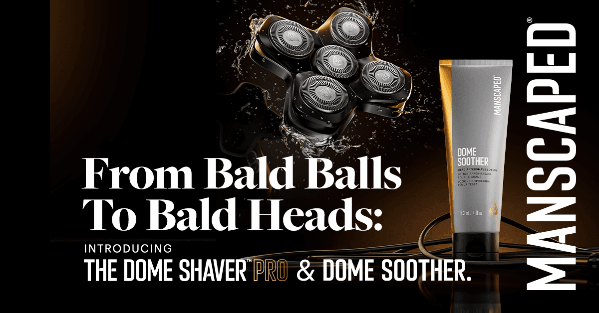 From Bald Balls to Bald Heads: Introducing The Dome Shaver Pro™ & Dome Soother