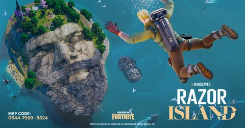 MANSCAPED® Launches “Razor Island,” Fortnite’s First Fully Shaveable Gaming Experience