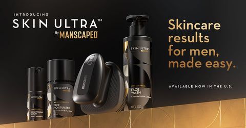 MANSCAPED® Launches Skin Ultra™ Skincare Line and Face Buffer Pro Electric Scrubber